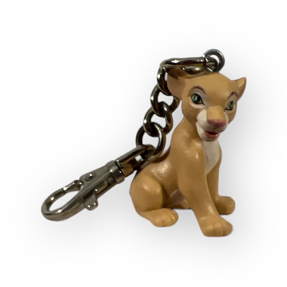 Lion King Simba 2" PVC Plastic Keychain Disney keys keyring custom